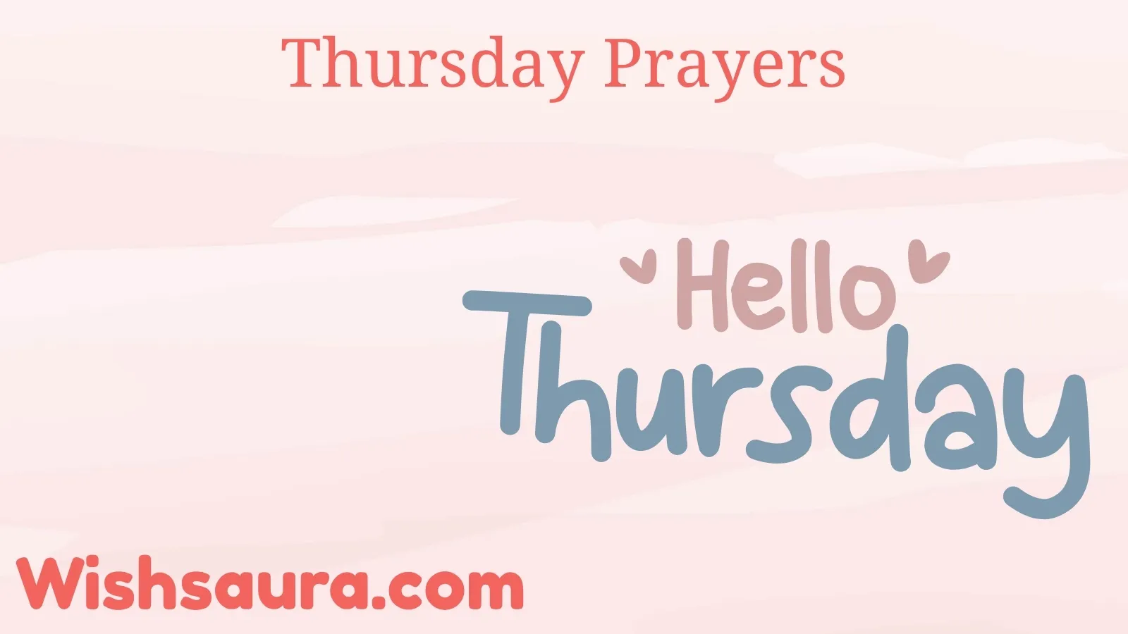 Thursday Prayers