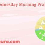 Wednesday Morning Prayers
